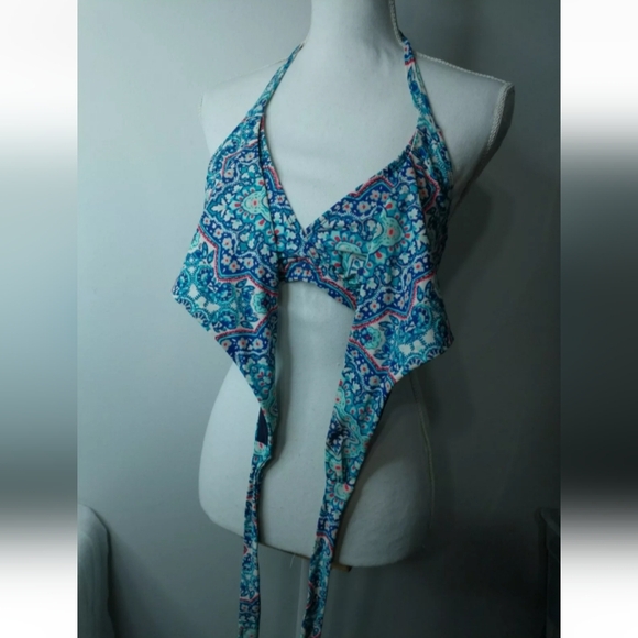 38D/DD Athleta Monaco Bra Cup Wrap Bikini Top 211765 - Picture 3 of 9